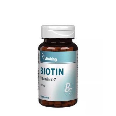 Vitaking Biotin, Vitamin B-7, 900 mcg, 100 tabletta