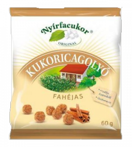 Nyírfacukor kukoricagolyó, fahéjas, 60 g