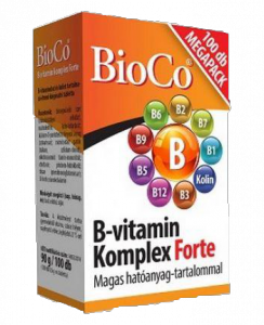 BioCo B-vitamin komplex forte, 100 db