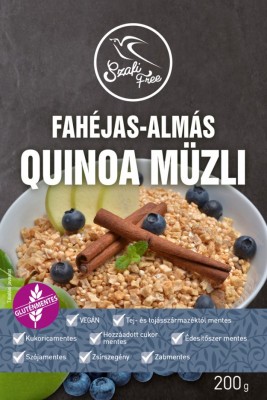 Szafi Free Fahéjas-Almás Quinoa Müzli 200G